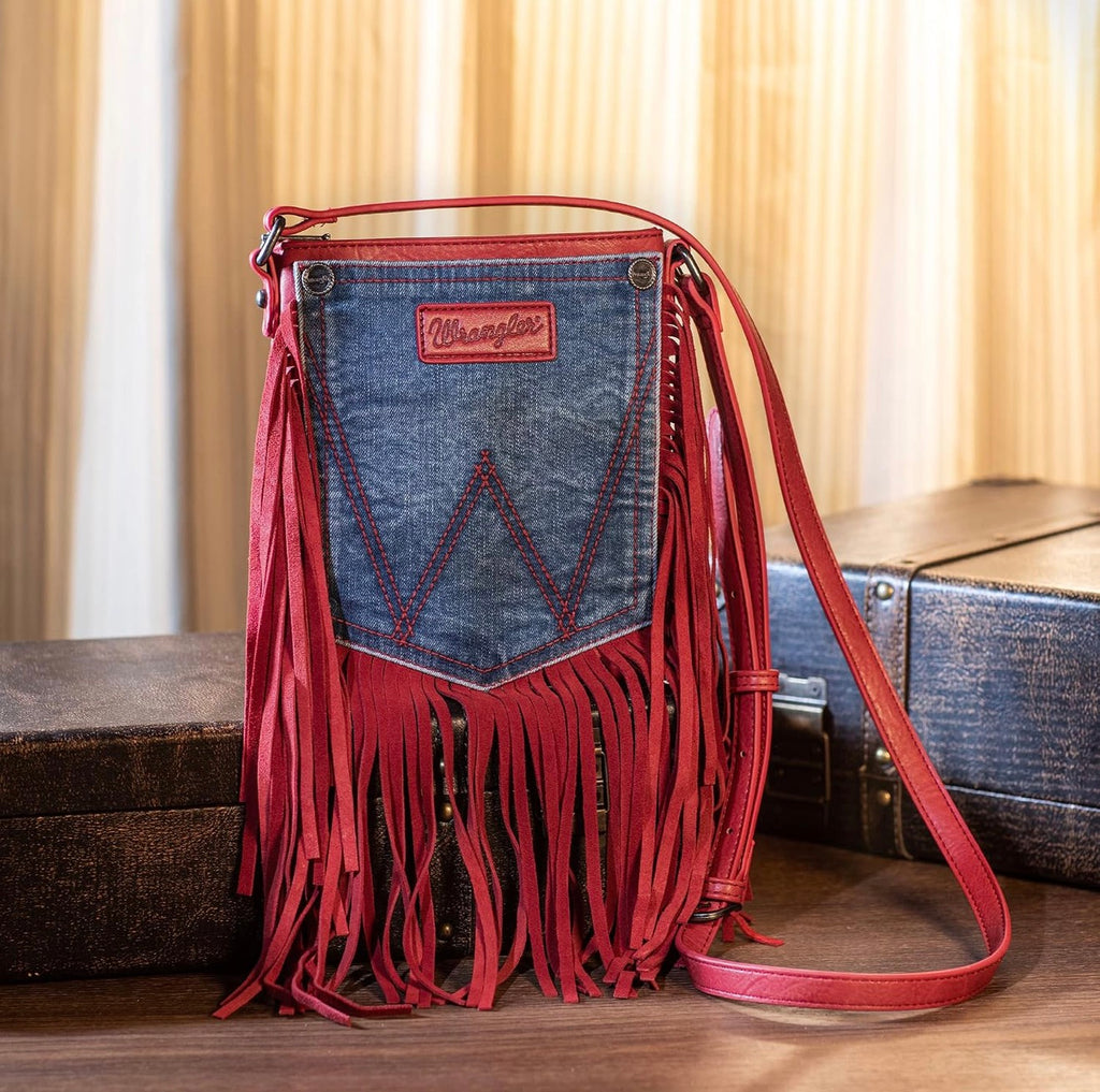 Bandolera Wrangler cruzada con bolsillo trasero