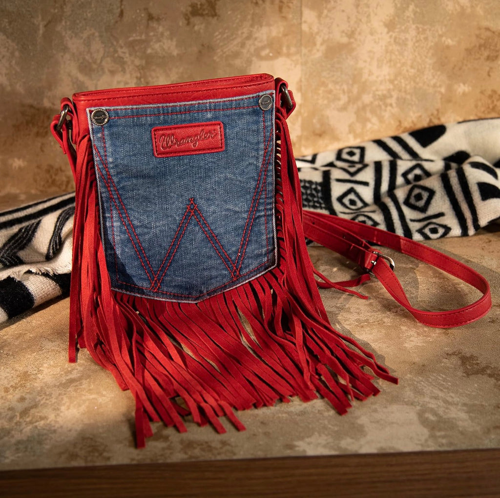 Bandolera Wrangler cruzada con bolsillo trasero