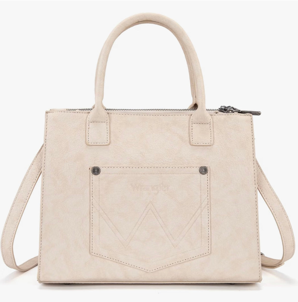 Bolso de mano con flecos para mujer, bolso de hombro occidental con bolsillos funcionales para estilo vaquera